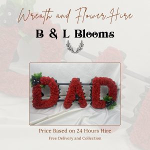 Red Dad Wreath