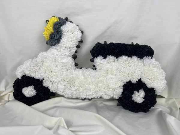 scooter moped wreath