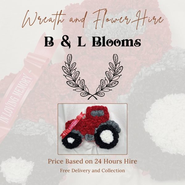 Red Tractor Wreath